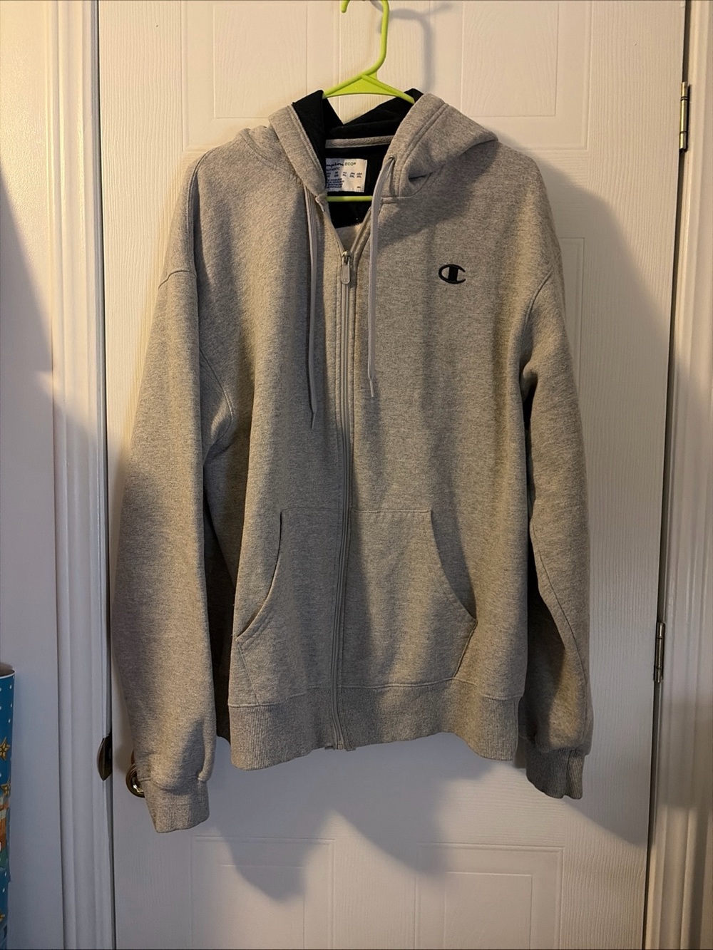 Champion Gray Zip Up Hoodie XL